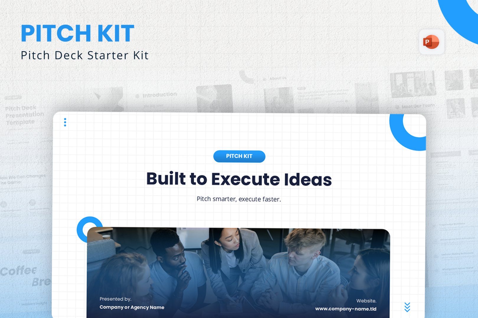 PitchKit Pitch Deck Starter Kit Template
